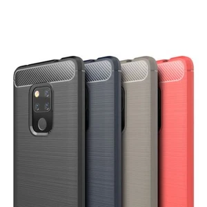 Ochrona Etui na telefon komórkowy Galaxy Xperia Case Wygląd włókna węglowego Cover Etui Bumper TPU - Zdjęcie 1 z 1