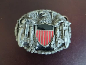 Belt Buckle Motorcycle Eagle Belt Buckle Made In USA Excellent Condition - Picture 1 of 2