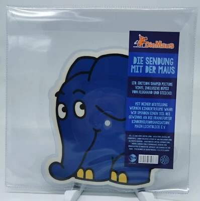 Hans Posegga, Flughand ft. Steichi Sendung Mit Der Maus Elefant Shape Vinyl Neu - Bild 1 von 2