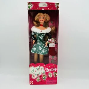 Mattel Barbie Special  Christmas Xmas Edition FESTIVE SEASON 1997 Rare - Picture 1 of 2