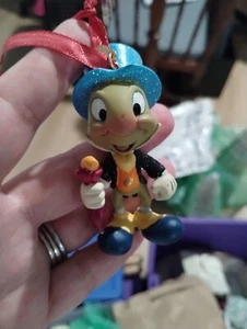 JIMINY CRICKET PINOCCHIO DISNEY STORE SKETCHBOOK CHRISTMAS ORNAMENT 2014 W/O Tag - Picture 1 of 4