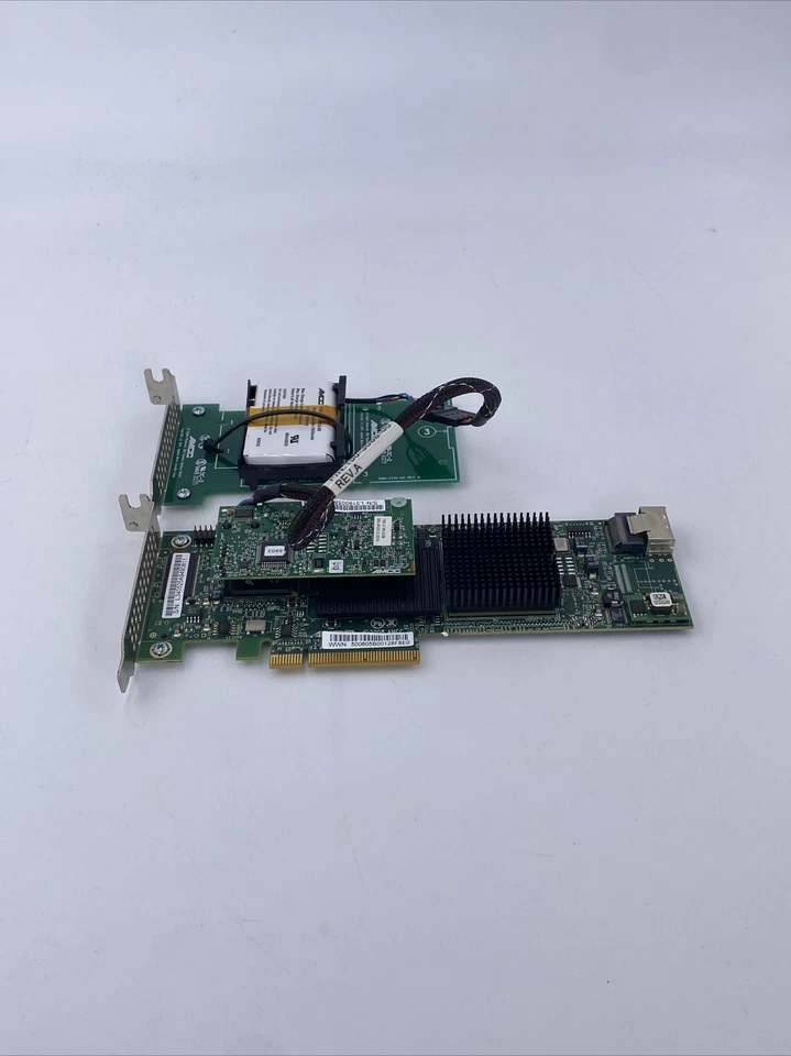 AMCC LSI 9690SA-4i SAS | SATA Raid Controller + BBU Batterie Modul 700-3405-20F - Bild 1 von 4