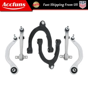 6PCS For 2017-2021 Tesla Model 3 Front Upper & Lower Control Arms w/ Ball Joints - Picture 1 of 12