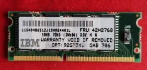Vintage IBM 42H2768 16MB 2Mx64 70NS 3.3V 92G7341 - Picture 1 of 2