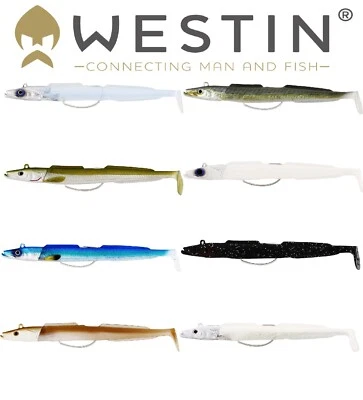 Westin Sandy Andy Weedless Jigköder Barsch Seelachs Wrasse Sandaal Meeresangeln