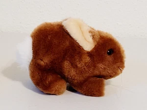 Vintage 1983 Dakin Brown BUNNY RABBIT Stuffed Animal Plush 5" - Picture 1 of 6
