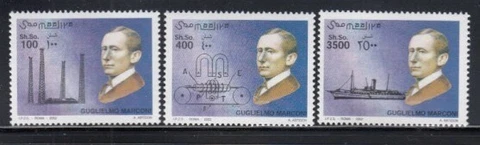 SOMALIA Guglielmo Marconi, Inventor MNH set Cover