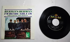HERMAN'S HERMITS VINYL SINGLE I,M HENRY VIII I AM with pic sleerve - Picture 1 of 1