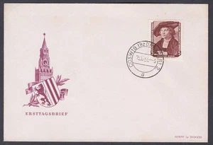DDR (Germany) FDC 1955 Michel 504 Portrait of a Young Man, by Albrecht Dürer - Picture 1 of 2