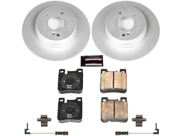 Kit de pastillas de freno trasero y rotor para Mercedes CLK320 JD128QS 1998-1999 Foto 1 de 1