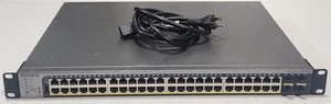 Netgear ProSafe GS752TP 48-Port Gigabit PoE+ Ethernet Smart Switch w 4 SFP Ports - Photo 1/7