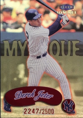 1999 Fleer Mystique Derek Jeter #159 2247/2500 — 第 1/2 张图片