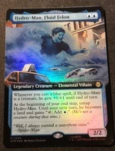 Hydro-Man, Fluid Felon - Foil - Extended Art - SPM - MTG - EN - NM - 0250 - Picture 1 of 1