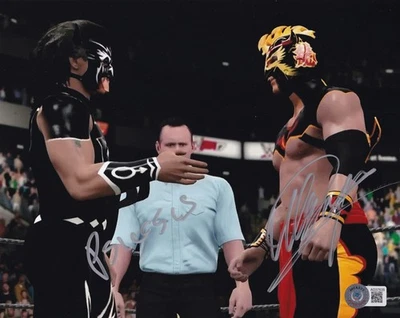 Foto firmada por Psicosis y Último Dragon 8x10 certificado de autenticidad BAS WCW ECW CMLL Lucha Libre AAA Foto 1 de 4