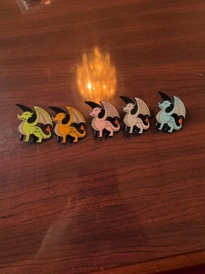 Destination Imagination 2019 Dragons Pins Set - Image 1 of 4