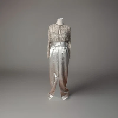 Vestido Formal Vintage Victoria Royal LTD " Cuentas Lentejuelas Talla 10 - ¡Impresionante!(Sujetador) Foto 1 de 4