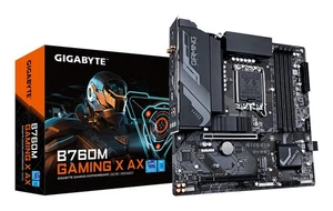 Płyta główna GIGABYTE B760M Gaming X AX - obsługuje procesory Intel Core 14. generacji, 8 + 1+ - Zdjęcie 1 z 1