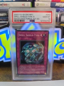 Spell Shield Type-8 MFC-043 Magician's Force-1st Edition 1st Edition (PSA 10) - Picture 1 of 9