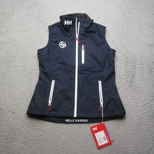 Helly Hansen Crew Vest Womens Small Navy Marine Softshell Sailing Jacket Hiking - Picture 1 of 10