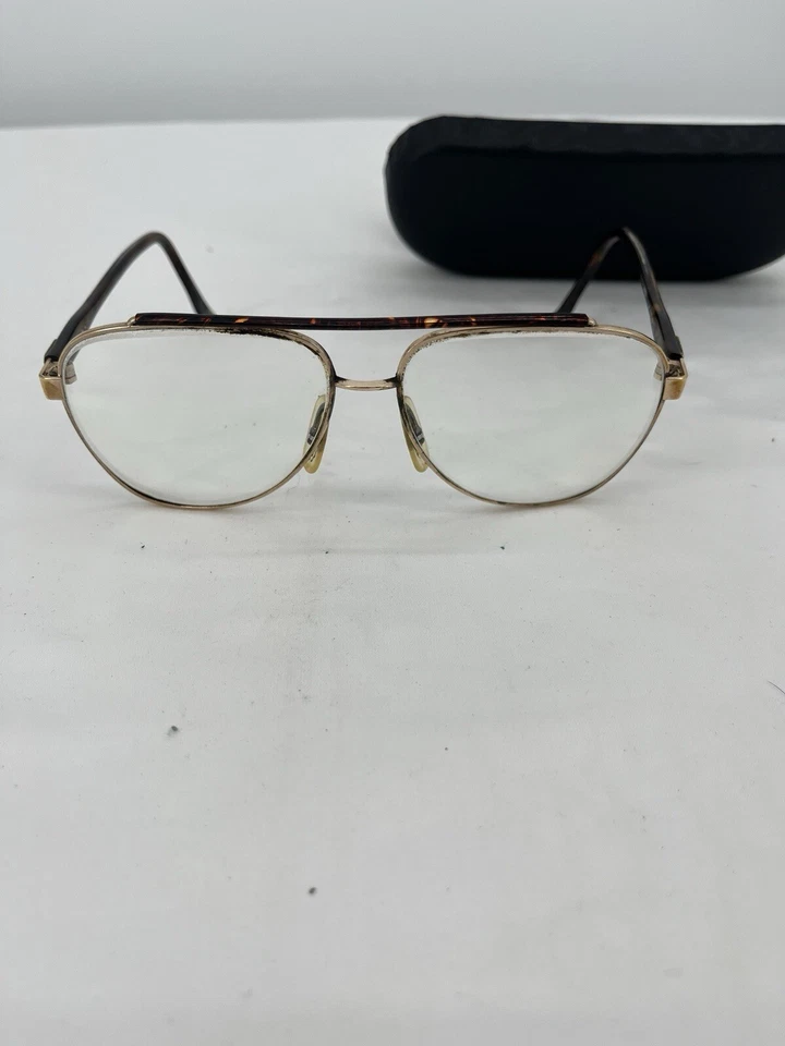 Marcos oftálmicos Oscar De La Renta dorados vintage Foto 1 de 4