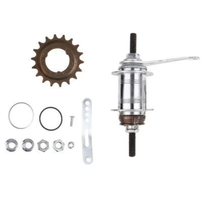 Freilauf Rücktrittbremse Hinterradnabe 36 Loch Edelstahl Single Speed Fahrrad - Bild 1 von 4