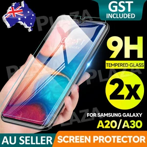 2X Hd Premium Tempered Glass Screen Protector For Samsung Galaxy A20 A30 - Picture 1 of 9
