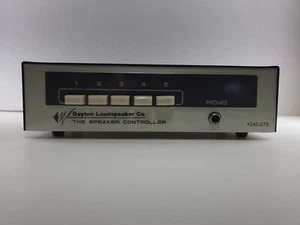 Haut-parleur vintage Dayton Co. The Speaker Controller 1 en 5 out #240-075 - Photo 1/6