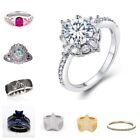 Jewelry 925 Silver Rings Elegant Size 5-11 Cubic Zirconia Women Wedding Ring