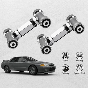 Front Upper Control Arm for Nissan 300ZX Z32 3.0L 1990 Adjustable Suspension Kit - Picture 1 of 12