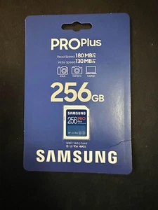 Samsung PRO Plus 256GB SDXC Full Size Memory Card MB-SD256S/AM - Picture 1 of 3