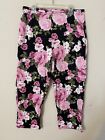 ST JOHN'S BAY Floral Stretch Capris Quality Summer Beach Cruise Vacation Size 10