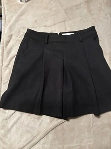 Elodie schwarze plissierte Shorts Baumwollshorts Größe Small - Bild 1 von 8