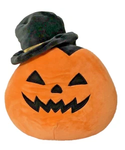 Kellytoy Squishmallows 8” "Riba" the Halloween Pumpkin with Top Hat - Picture 1 of 6
