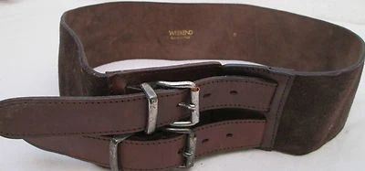 - AUTHENTIQUE  ceinture  MaxMara " WEEKEND "  daim TBEG  vintage    - Photo 1/4