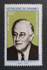 1970 REP DU DAHOMEY FRANCE FRANKLIN ROOSEVELT FAMOUS PERSON VF MNH - Picture 1 of 1