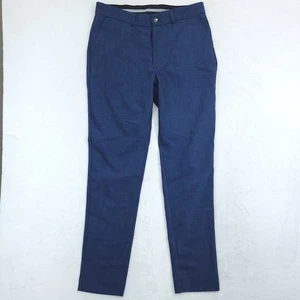Pantalones de vestir State And Liberty para hombre talla 33x32 azul elástico ligero oficina - Imagen 1 de 9