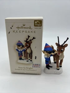 Hallmark Keepsake Ornament Nose So Bright! Rudolph the Red-Nosed Reindeer NEW/ - Picture 1 of 7