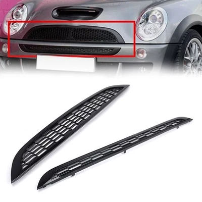 Black Front Bumper Grille Mesh Grill For BMW Mini Cooper S R50 R52 R53 2001-2006 Foto 1 de 4