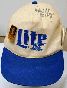 Gorra Duffy Waldorf Autografiada Firmada Miller Lite Snapback PGA Champ Años 90 - Imagen 1 de 8