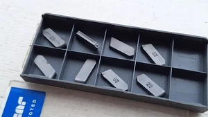 8 Iscar cut-grip full radius groove-turn inserts GIMY 315 IC20 ( GIMY315 3mm ) - Picture 1 of 2