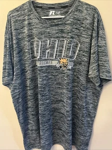 Ohio Bobcats, 2XL Russell Polyester T-Shirt - Picture 1 of 7