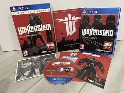 Wolfenstein the New Order PS4Occupied Edition Guidebook PostcardsPoster - Image 1 of 4