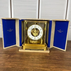 Jaeger LeCoultre Atmos Clock Gold Vintage Air Clock JUNK - Picture 1 of 17