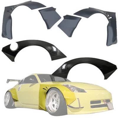 VSaero FRP TKYO Wide Body Fender Flare Set 6pc (Z33) for 350Z Nissan 03-08 vsae Foto 1 de 4