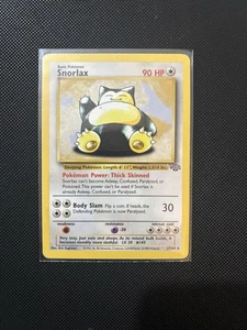 Pokémon TCG Snorlax Jungle Card 27/64 Unlimited Rare, LP/NM Condition Non - Holo - Picture 1 of 2