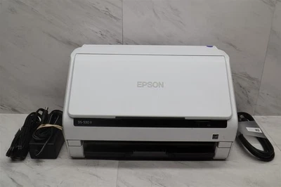 Escáner de documentos a color dúplex Epson DS-530 II J382D con adaptador y cable USB Foto 1 de 4