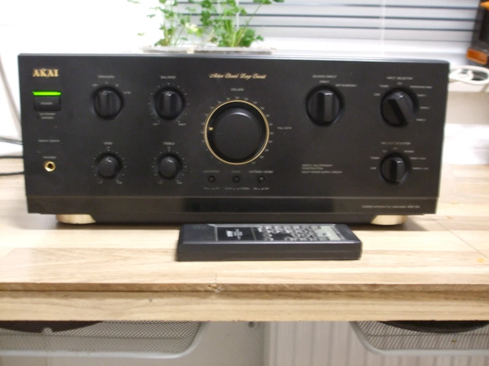 Akai AM-59 with Remote control in Original plastic foil. - Bild 1 von 4