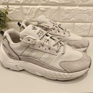 Adidas ZX22 Boost Hombre Entrenadores Gamuza Gris Claro Reino Unido 8.5 GX2039 Originales - Imagen 1 de 16