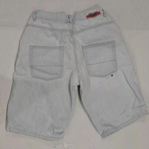 Tommy Jeans Shorts Mens 34 Denim Light Wash Fade Jorts - Picture 1 of 9