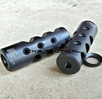 CX3TACTICAL .17 HMR Muzzle Brake Compensator Ruger Precision Rimfire RPR .17 HMR 1/2-28 TPI